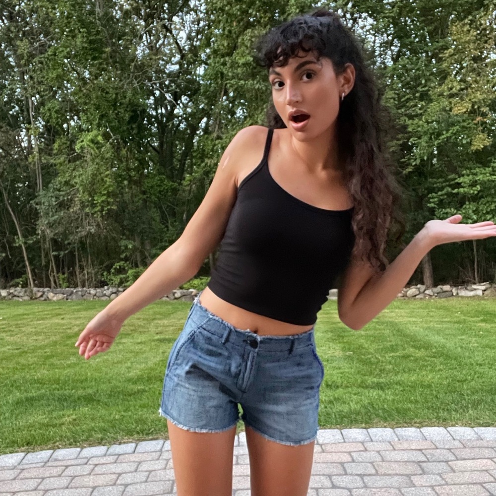 Michael Kors, denim shorts, size 2